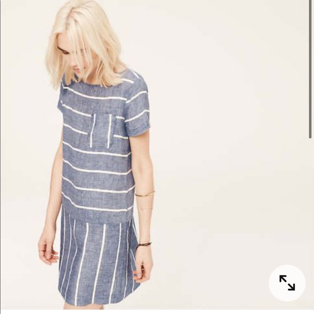 Lou & Grey linen shift dress